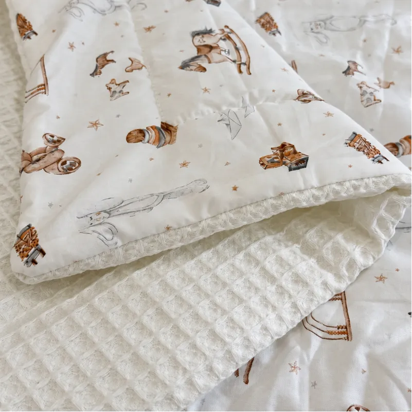 Детский плед №030 Silky Waffle 22-1422 Warm toys - 1