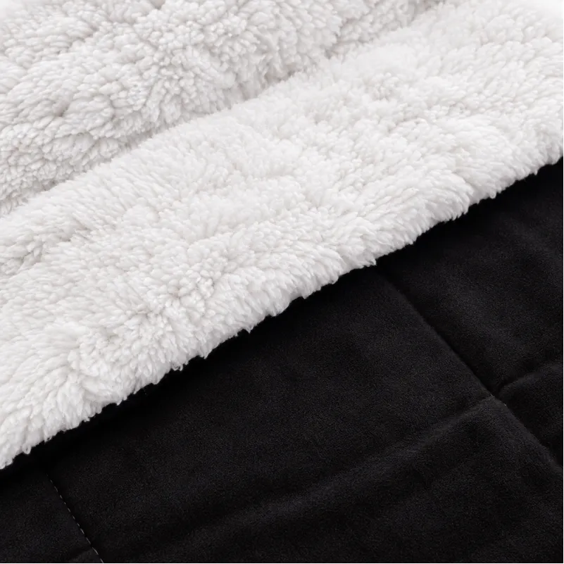 Дитячий плед №076 Teddy Flannel 002 Black Фото - 10