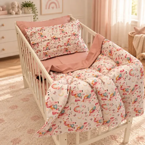 Комплект постельного белья Сатин LITTLE KIDS Kids Time 22-1421 Unicorn meanness - 1