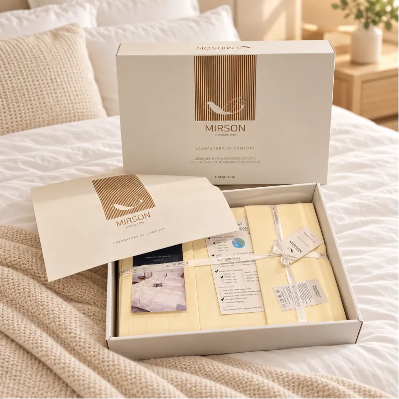 Комплект постельного белья Poplin Line "002 Milky White" - 3