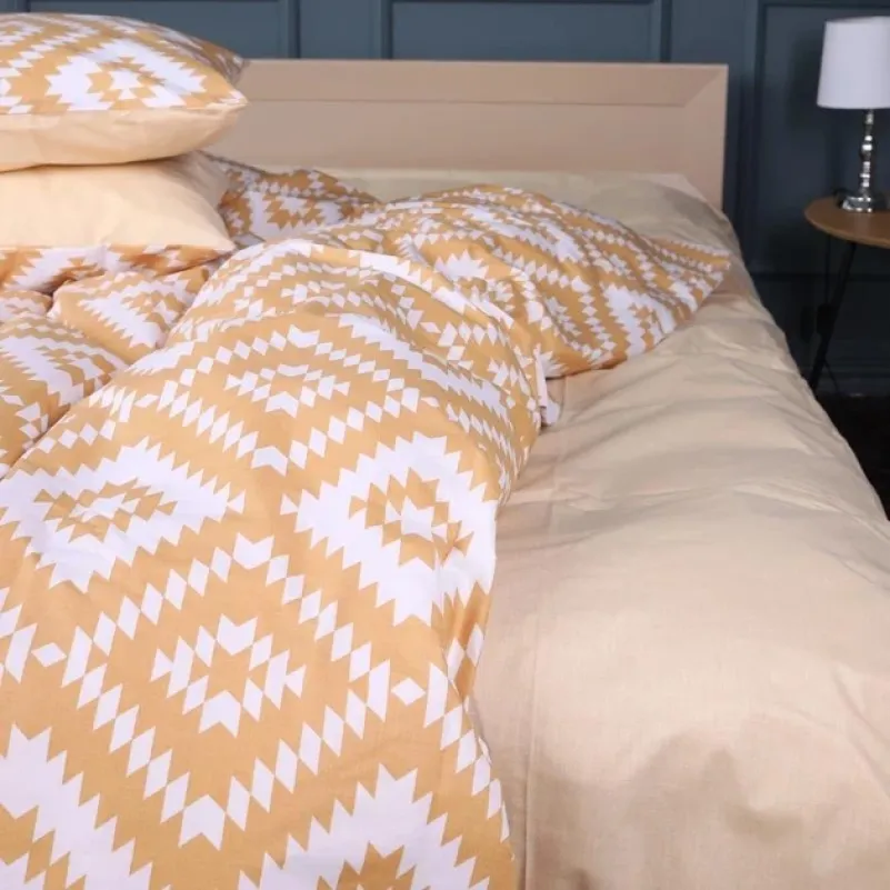 Наволочка Бязь 17-0729 Golden Geo Zebra - 3