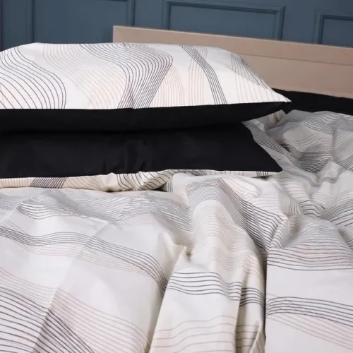 Наволочка Бязь 17-0733 Luxury Gold Waves