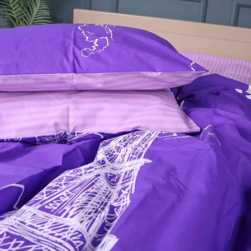 Пододеяльник Бязь 17-0755 Chic Parisies - 2