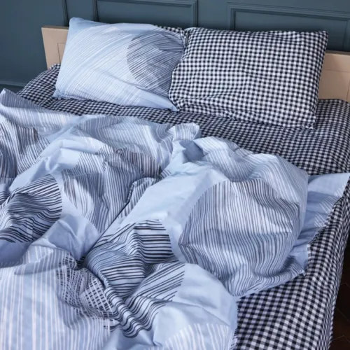 Наволочка Бязь 17-0748 Circles in Checks - 2