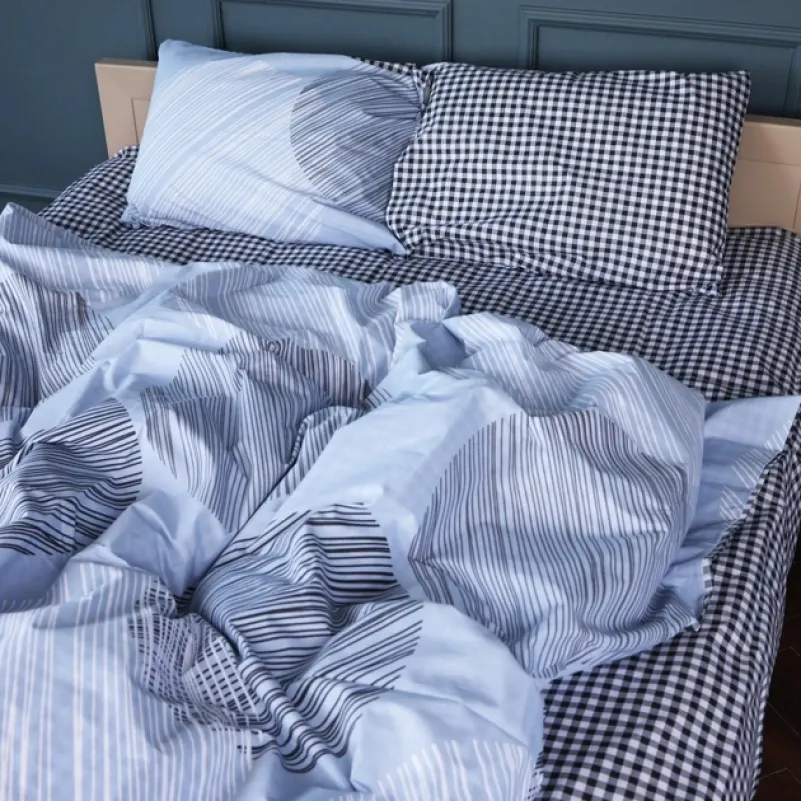 Пододеяльник Бязь 17-0748 Circles in Checks - 3