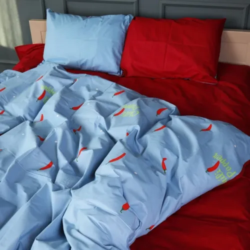 Наволочка Бязь 17-0751 Flame red - 2