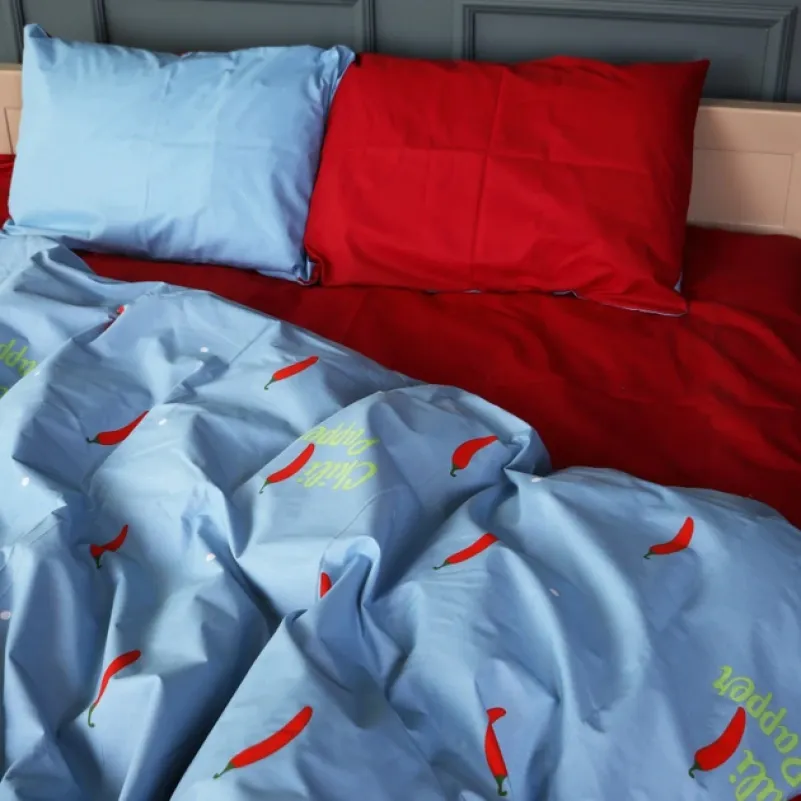 Наволочка Бязь 17-0751 Flame red - 2