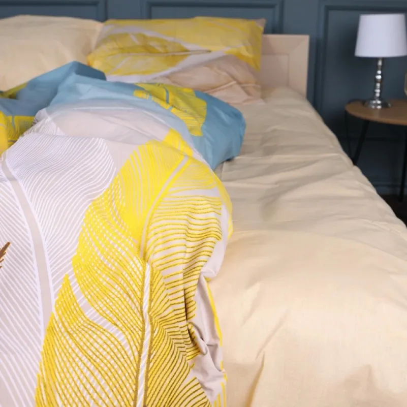 Пододеяльник Бязь 17-0737 Golden Feathers - 1