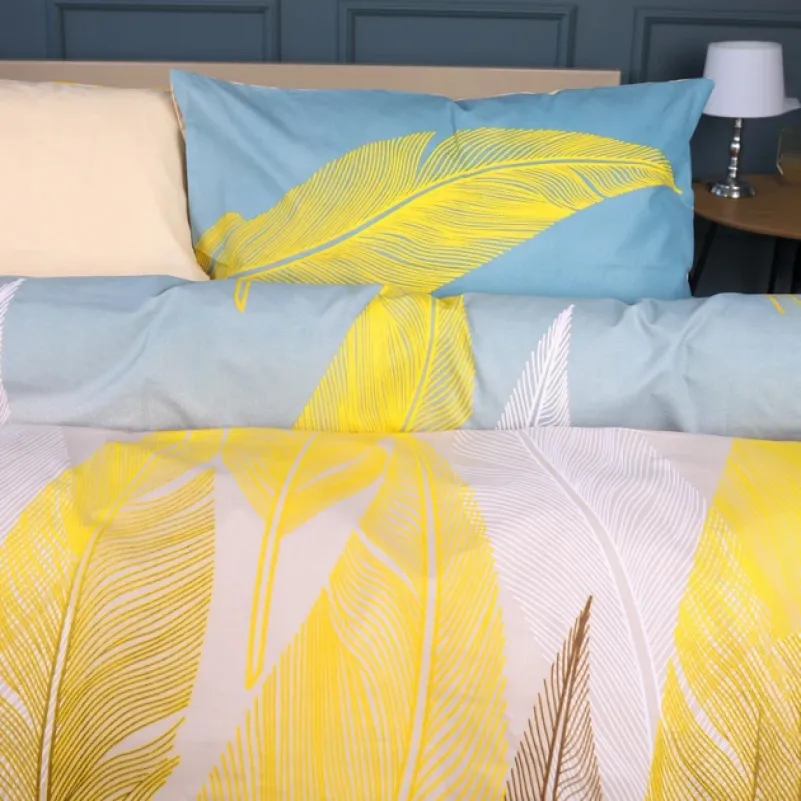 Пододеяльник Бязь 17-0737 Golden Feathers