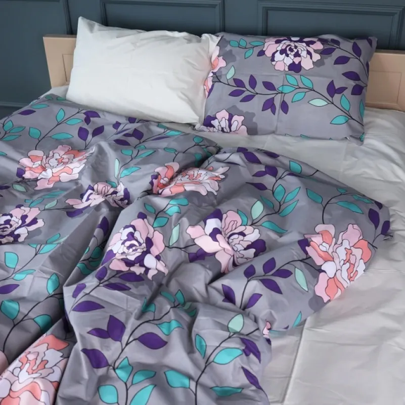 Пододеяльник  Бязь 17-0738 Lavender Smoke Blooms - 1