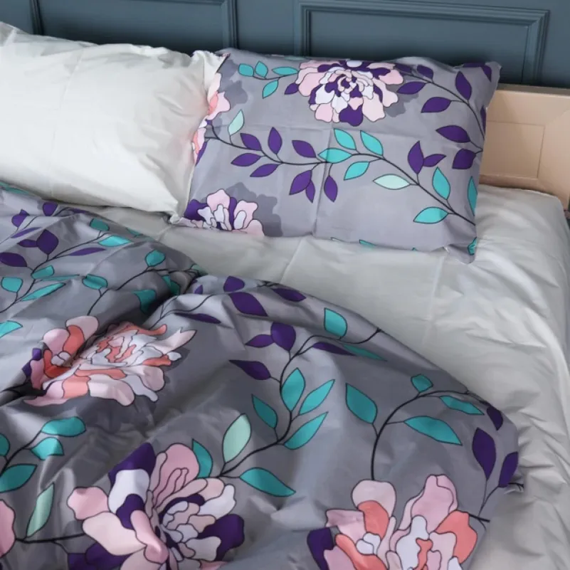 Пододеяльник  Бязь 17-0738 Lavender Smoke Blooms