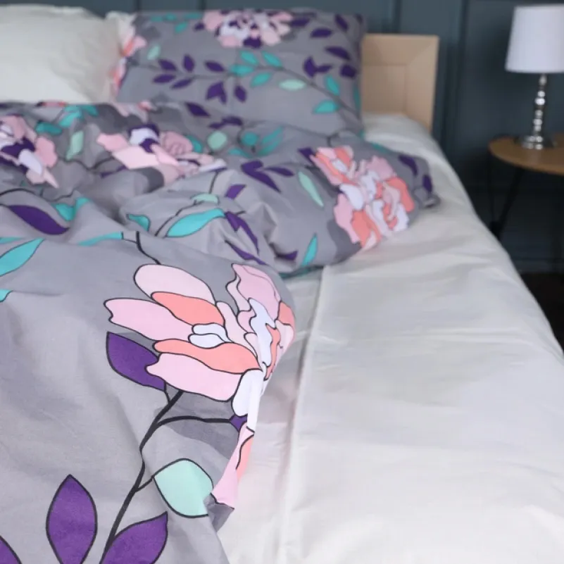 Пододеяльник  Бязь 17-0738 Lavender Smoke Blooms - 2