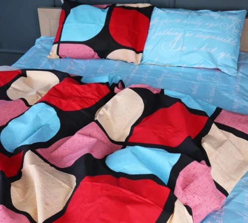 Комплект постельного белья Бязь 17-0747 Turquoise Details