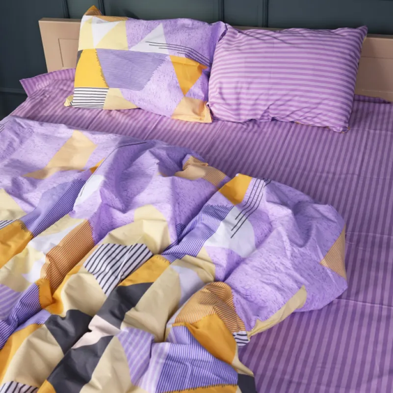 Простынь Ranforce Elite 17-0764 Violet triangles - 1