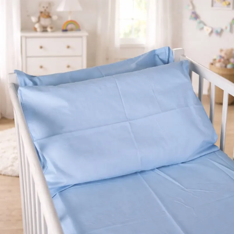 Комплект постельного белья Сатин LITTLE KIDS Satin Light Pro 10-019 Gray-blue - 5