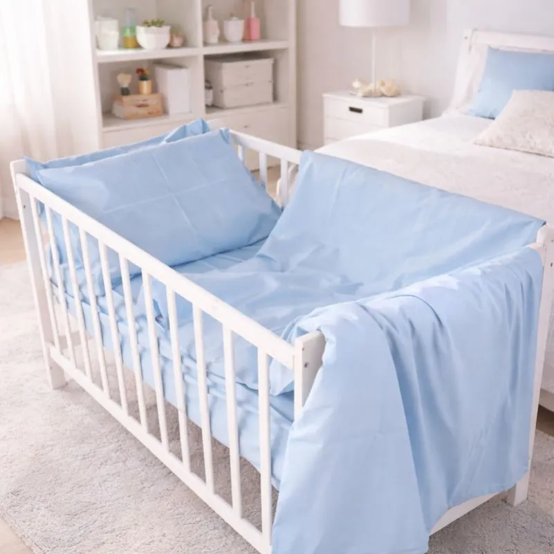 Комплект постельного белья Сатин LITTLE KIDS Satin Light Pro 10-019 Gray-blue