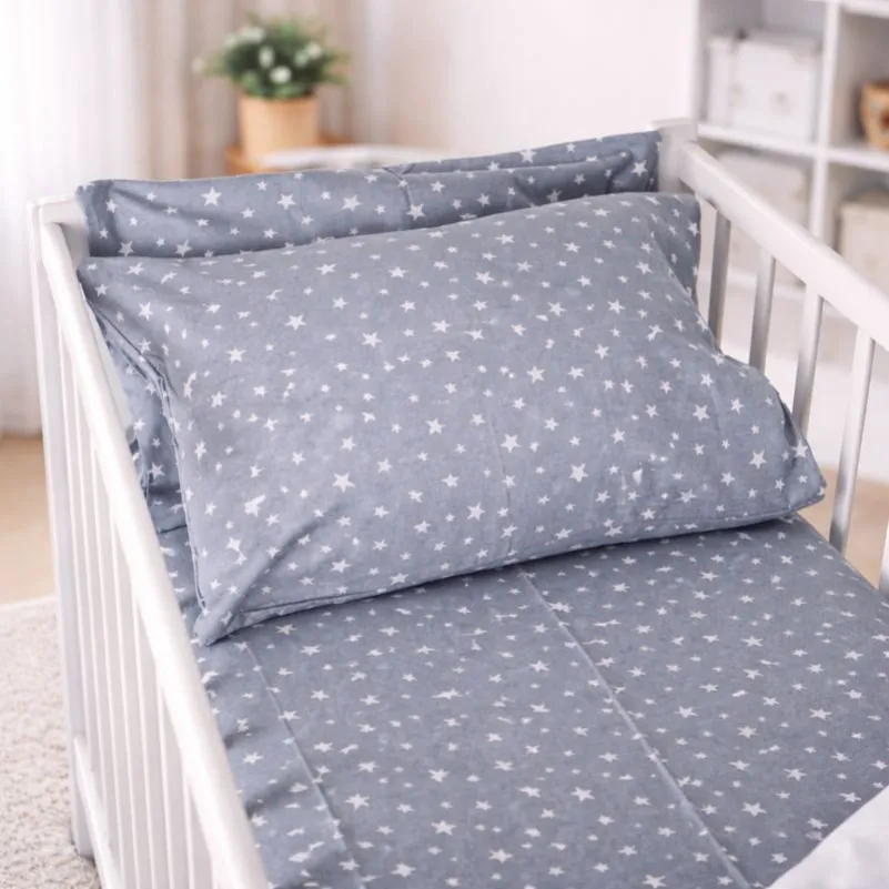 Комплект постельного белья LITTLE KIDS Фланель 012 Grey Stars - 5