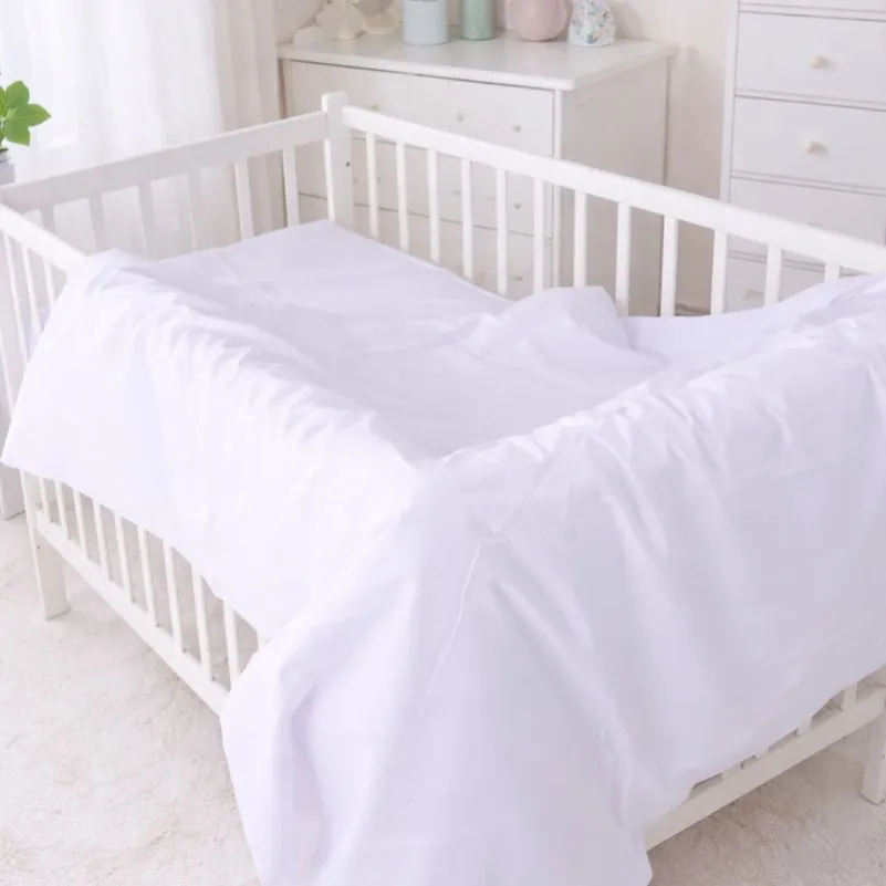 Комплект постельного белья Сатин BABY Satin Light Pro 10-001 Snow White Фото - 6