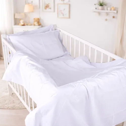 Комплект постельного белья Сатин BABY Satin Light Pro 10-001 Snow White