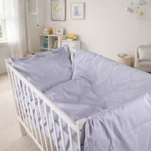 Комплект постельного белья Сатин BABY Satin Light Pro 10-004 Gray