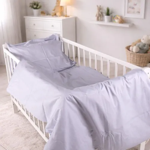Комплект постельного белья Сатин LITTLE KIDS Satin Light Pro 10-004 Gray