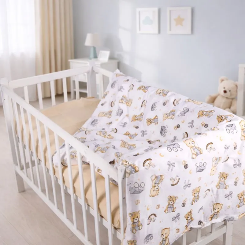 Комплект постельного белья Ranforce Elite LITTLE KIDS 17-0917 Little Teddy gray - 6