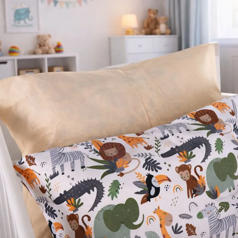 Комплект постельного белья Бязь LITTLE KIDS 17-0920 Jungle Friends - 5