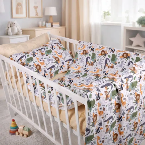Комплект постельного белья Ranforce Elite LITTLE KIDS 17-0920 Jungle Friends