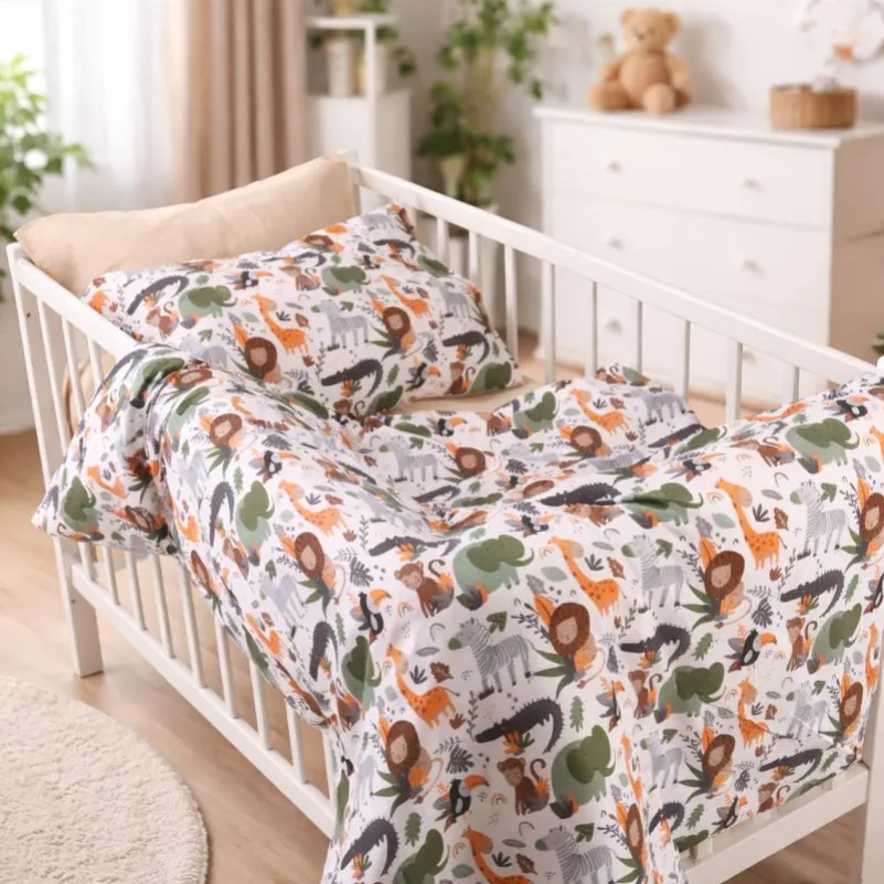 Комплект постельного белья Бязь LITTLE KIDS 17-0920 Jungle Friends