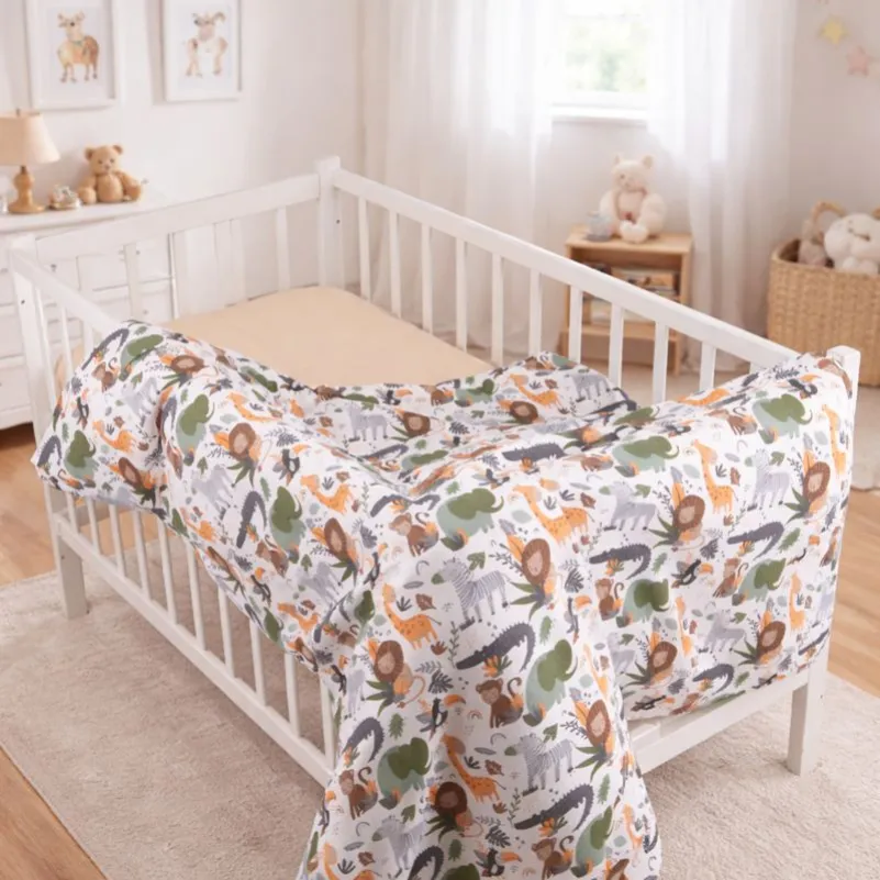 Комплект постельного белья Бязь LITTLE KIDS 17-0920 Jungle Friends - 8