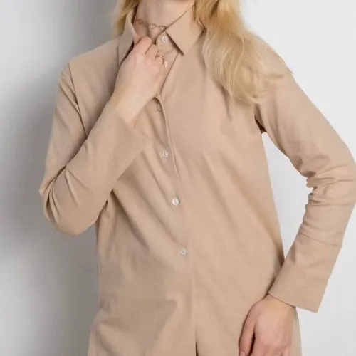 Жіночий домашній костюм Льон "Alessia" beige - 2