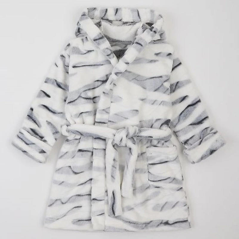  Халат детский утепленный "Fluffy Hug" gray - 4