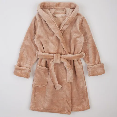 Халат дитячий утеплений "Little Cloud" coffee