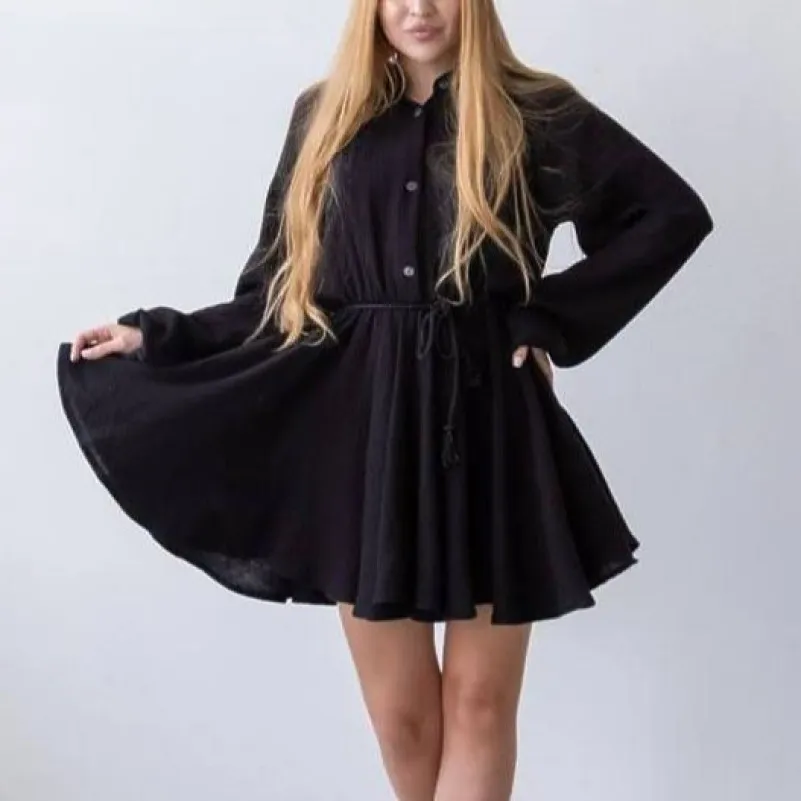 Нічна сорочка "Lucia" black - 1