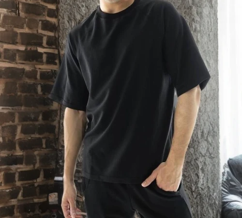 Мужской домашний костюм (футболка+штаны) "Matteo" black