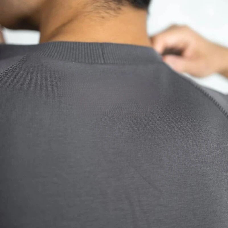 Мужской домашний костюм (футболка+штаны) "Matteo" gray - 2