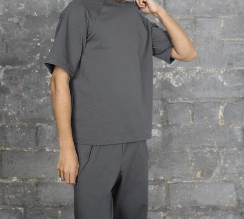 Мужской домашний костюм (футболка+штаны) "Matteo" gray