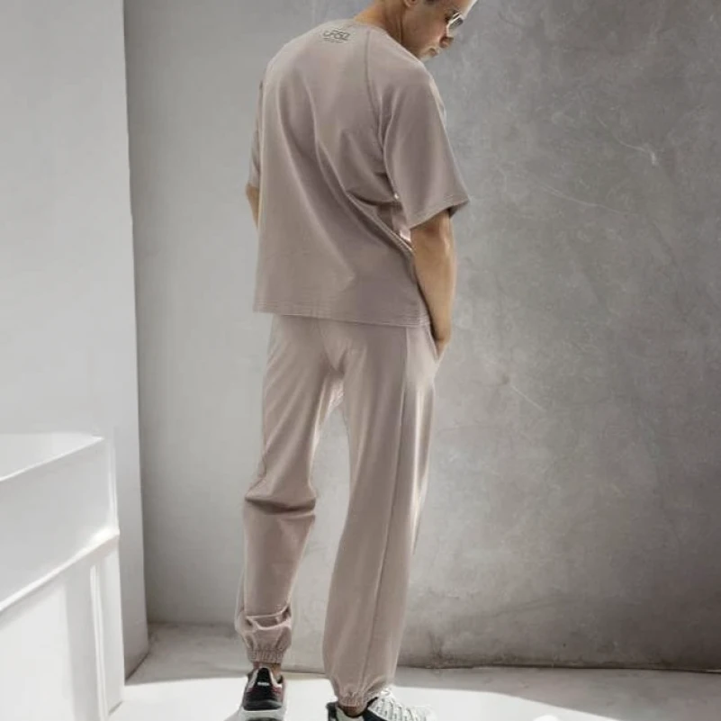 Чоловічий домашній костюм (футболка+штани) "Matteo" mokko - 4