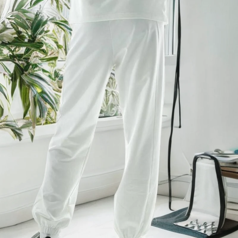 Мужской домашний костюм (футболка+штаны) "Matteo" white - 2