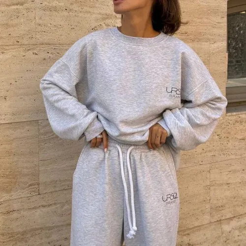 Жіночий домашній костюм (кофта+штани) "Monika" gray