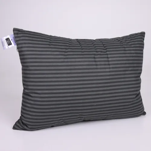 Набор подушек №0115-2 Сolor Fun Line 17-0611 Stripe Black Вовна (средние) - 2