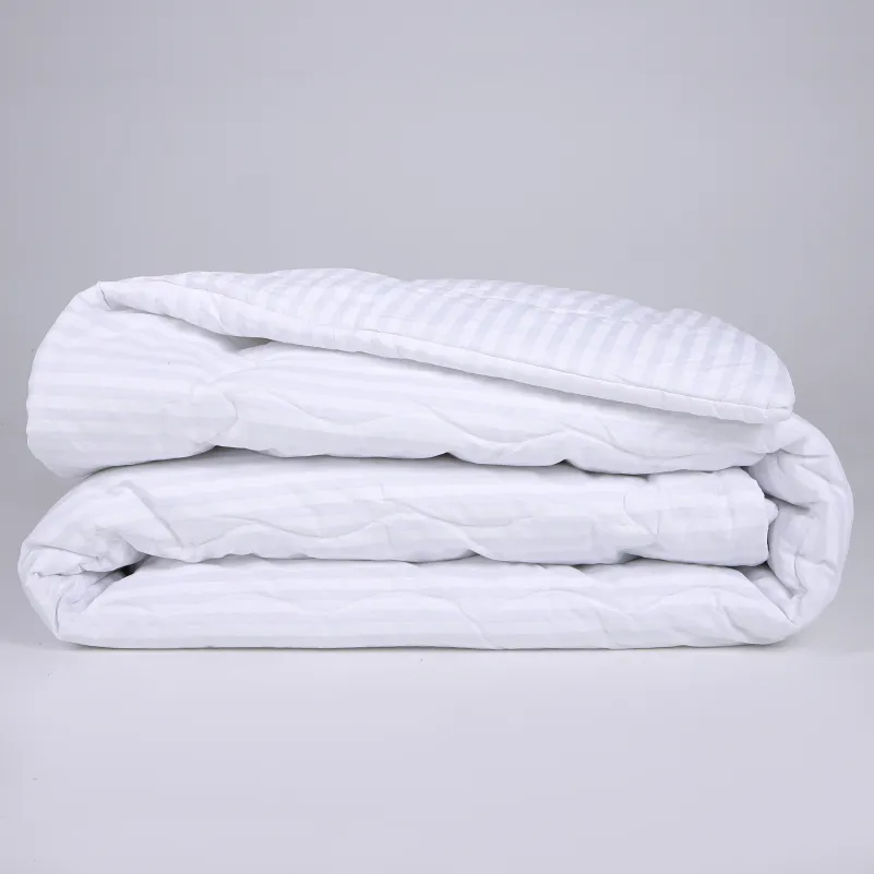 Ковдра бамбукова №186-4 Сolor Fun Line 17-0605 Stripe White Bamboo (2шт наволочки в подарунок)