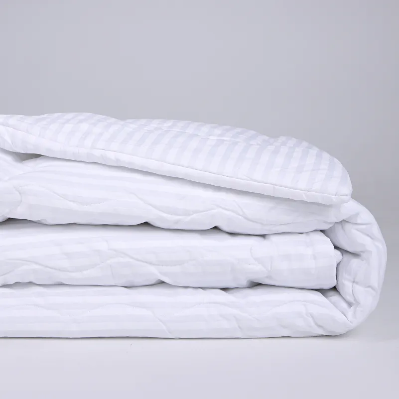 Ковдра бамбукова №186-4 Сolor Fun Line 17-0605 Stripe White Bamboo (2шт наволочки в подарунок) - 1
