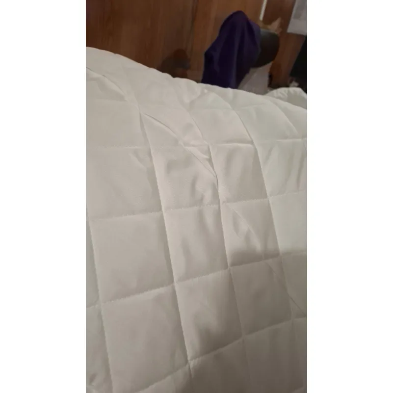 Наматрацник №1715 Eco Light White (Wool ) звичайний, на гумці по кутам УЦІНКА - 1