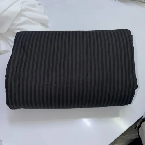 (Е-100) Ковдра антиалергенна літо №142 Сolor Fun Line 17-0611 Stripe Black EcoSilk (2шт наволочки в подарунок) УЦІНКА - 2