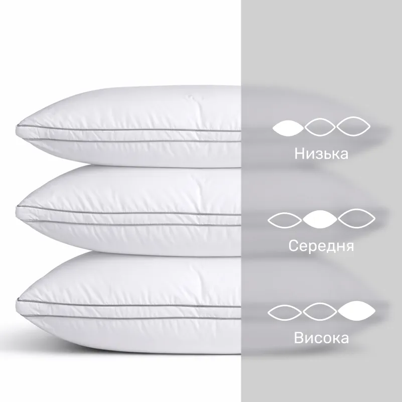 Подушка шовкова №0542-3 Luxury Natural Silk Kapok мако-батист (м'яка) - 4