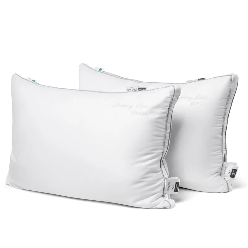Подушка шовкова №0542-3 Luxury Natural Silk Kapok мако-батист (м'яка)
