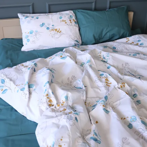 Пододеяльник  Бязь 17-0953 Sky Leaves