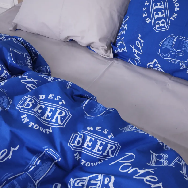 Комплект постельного белья Ranforce Elite TEENAGER 17-0508 Beer Bar - 1