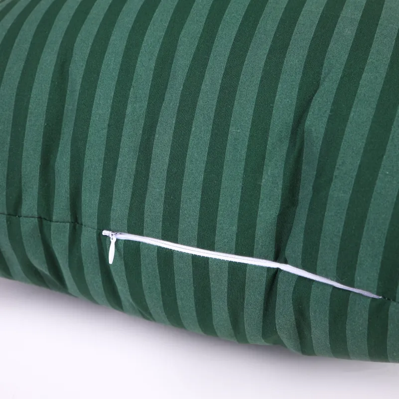 Набор подушек №0108-6 Сolor Fun Line 17-0612 Stripe Emerald Silk (средние) - 1